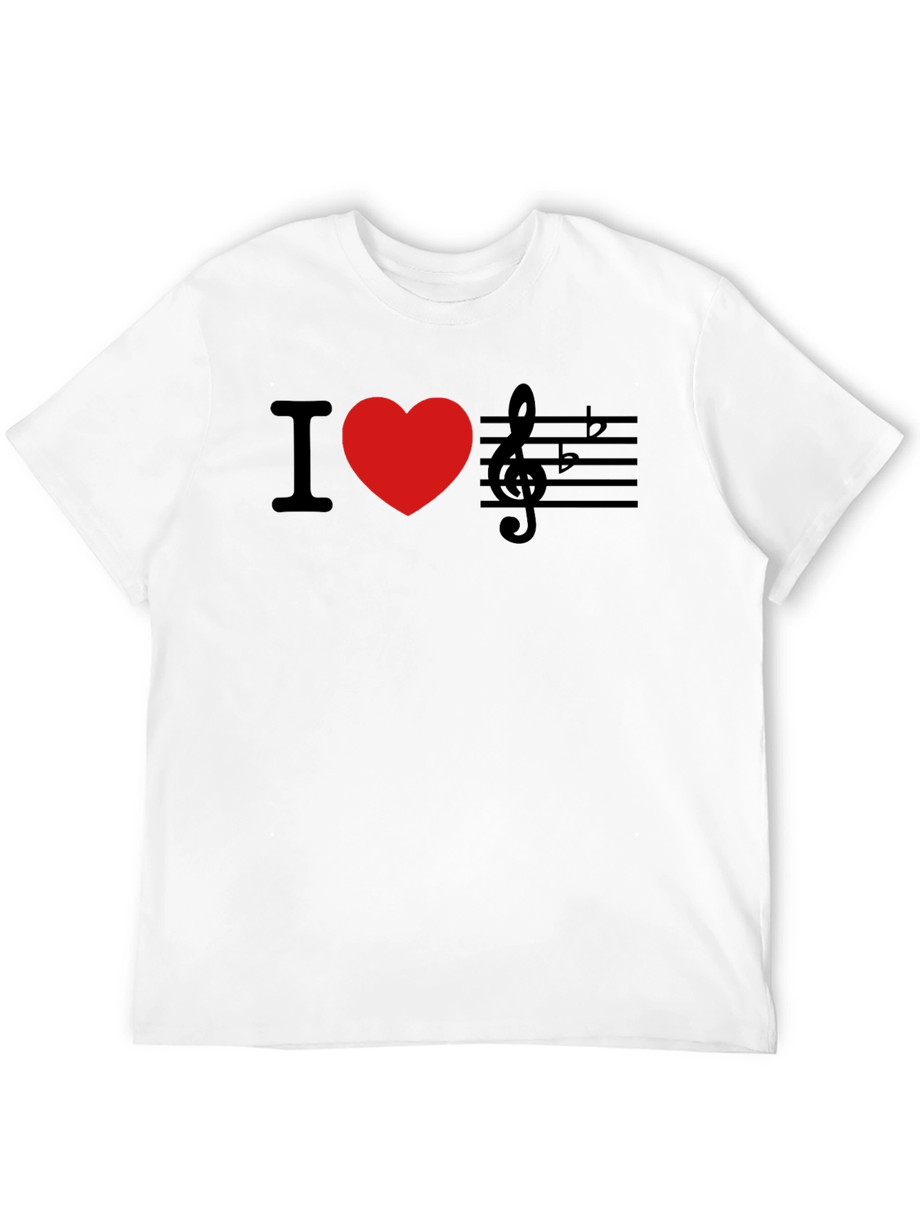 Music Lover T-Shirt - Black Cotton Tee