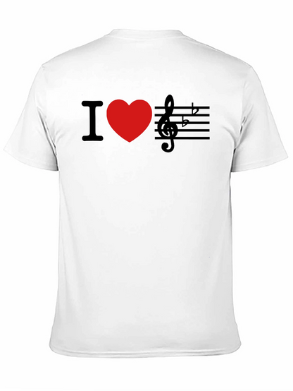 Music Lover T-Shirt - Black Cotton Tee