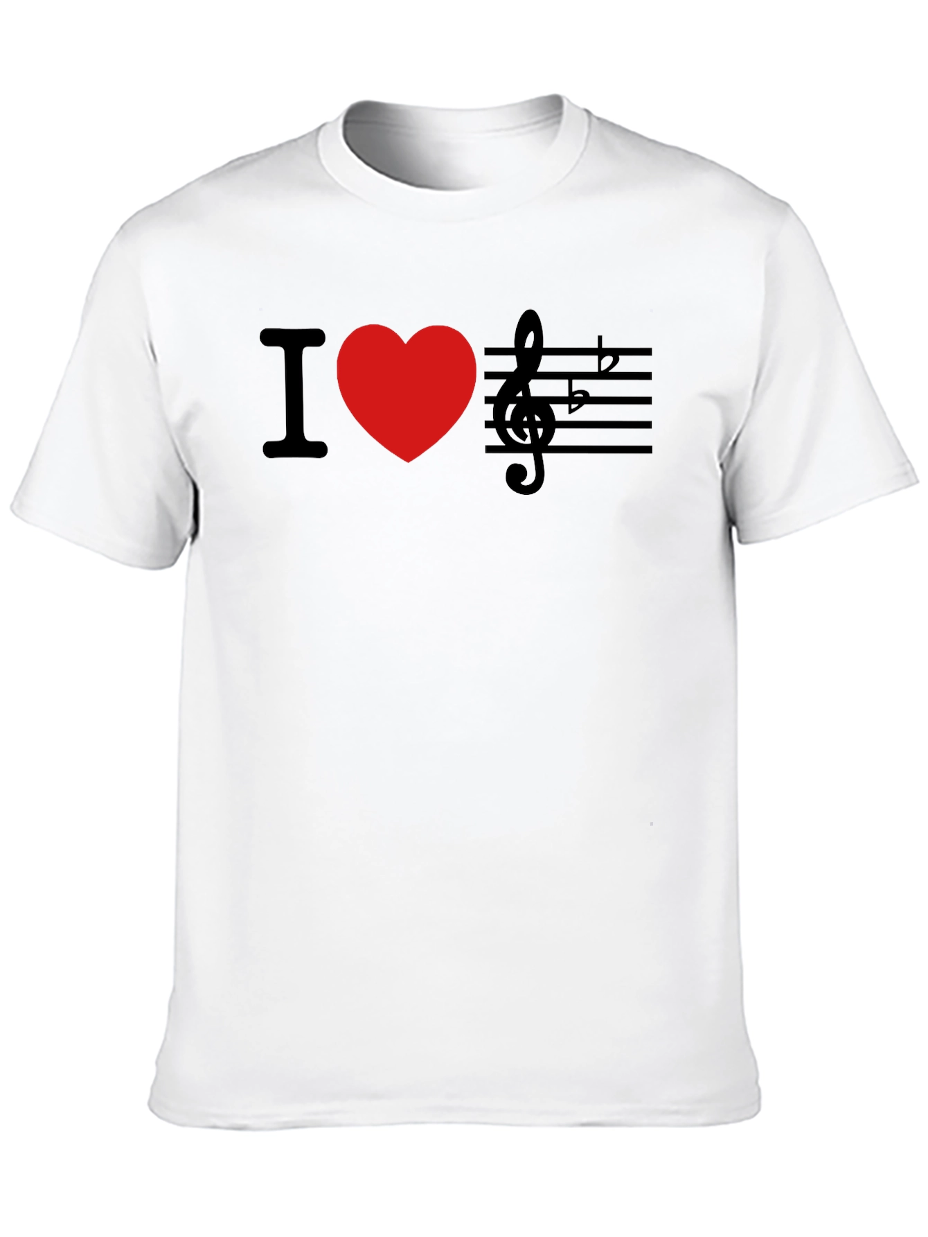 Music Lover T-Shirt - Black Cotton Tee