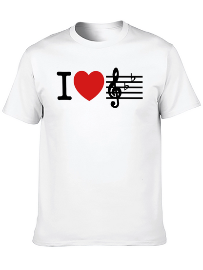 Music Lover T-Shirt - Black Cotton Tee
