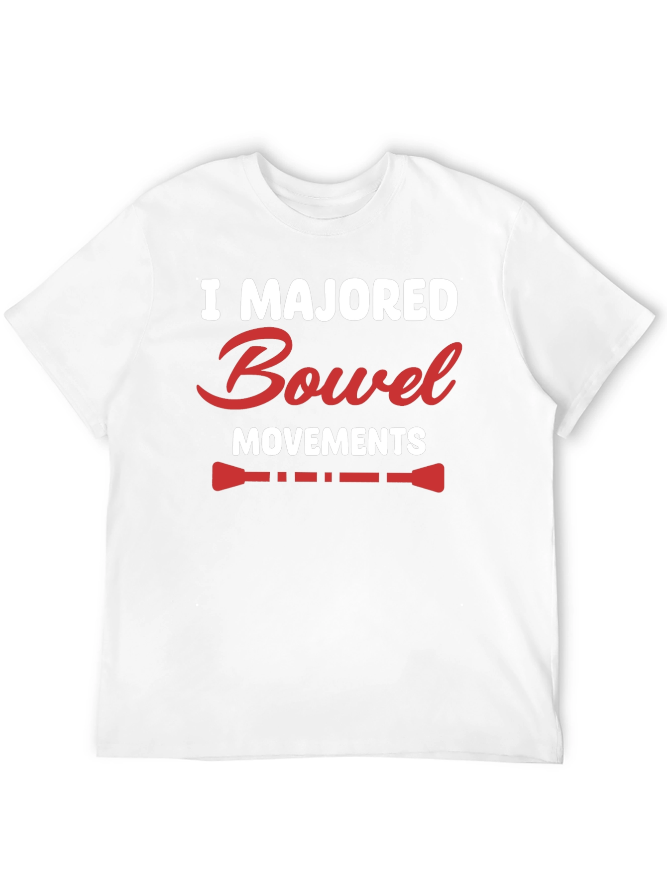 I Majored Bowel Movements Black T-Shirt
