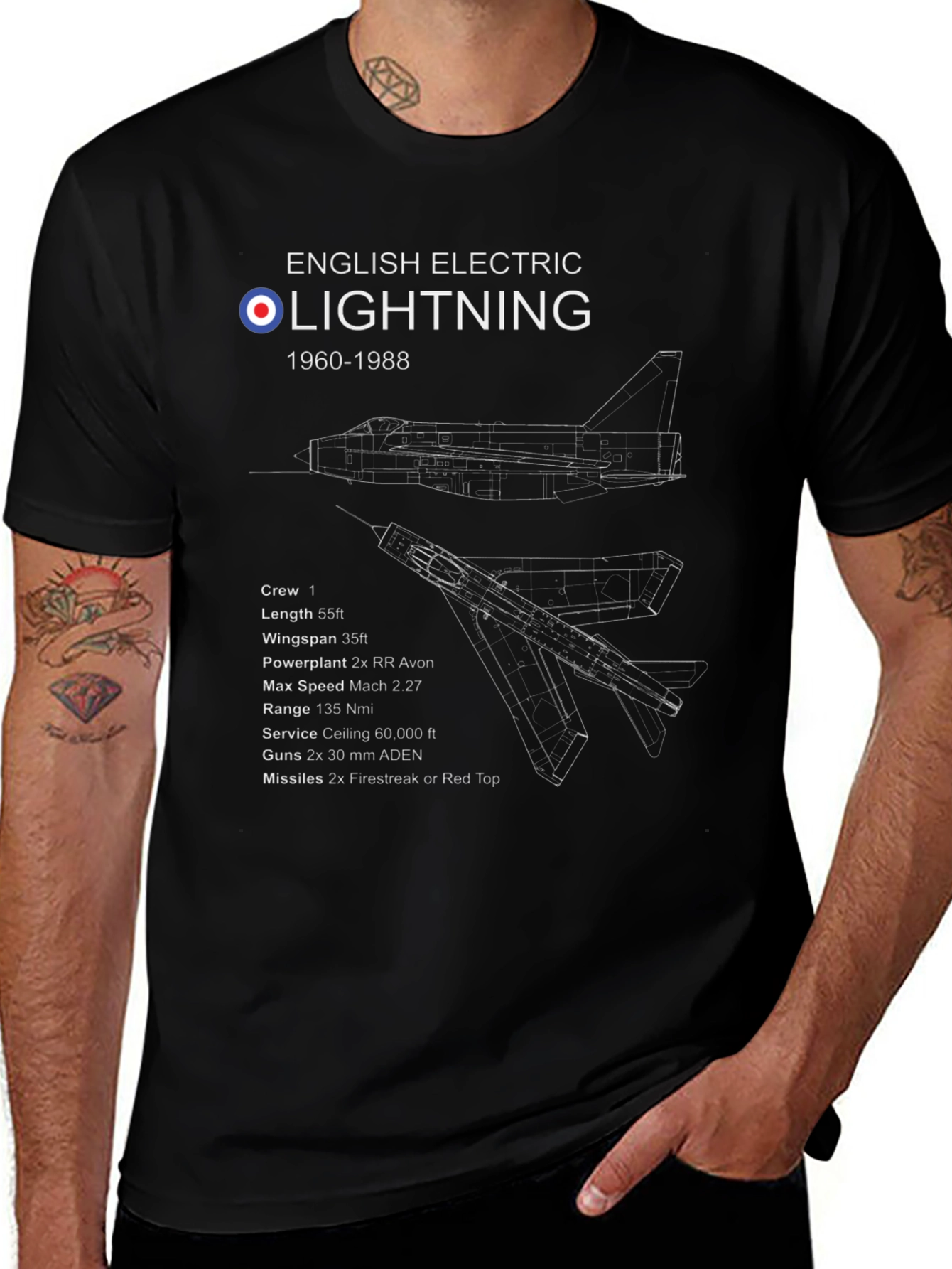 English Electric Lightning Jet T-Shirt