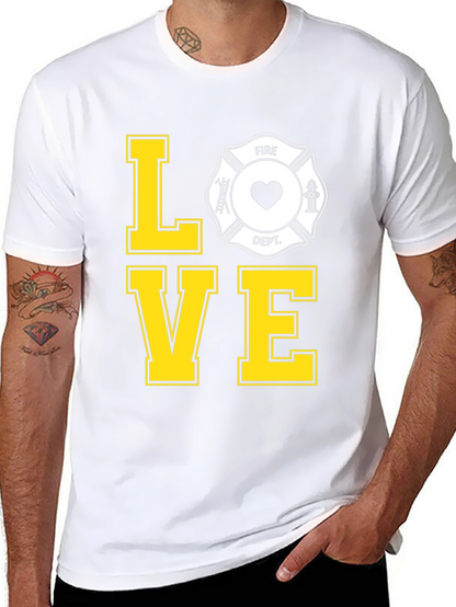 Firefighter Love Tee - Show Your Support!