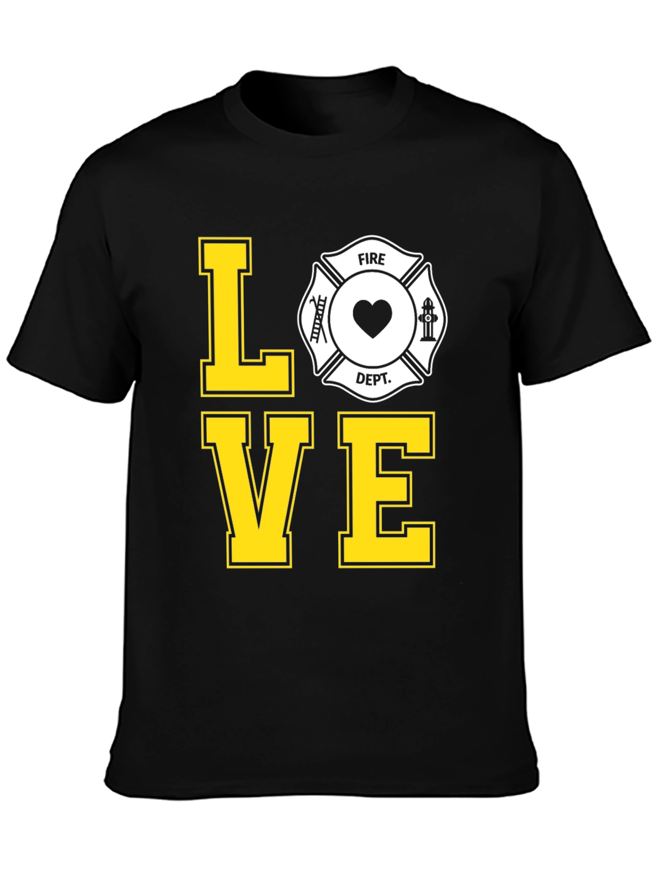 Firefighter Love Tee - Show Your Support!