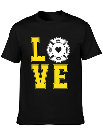Firefighter Love Tee - Show Your Support!