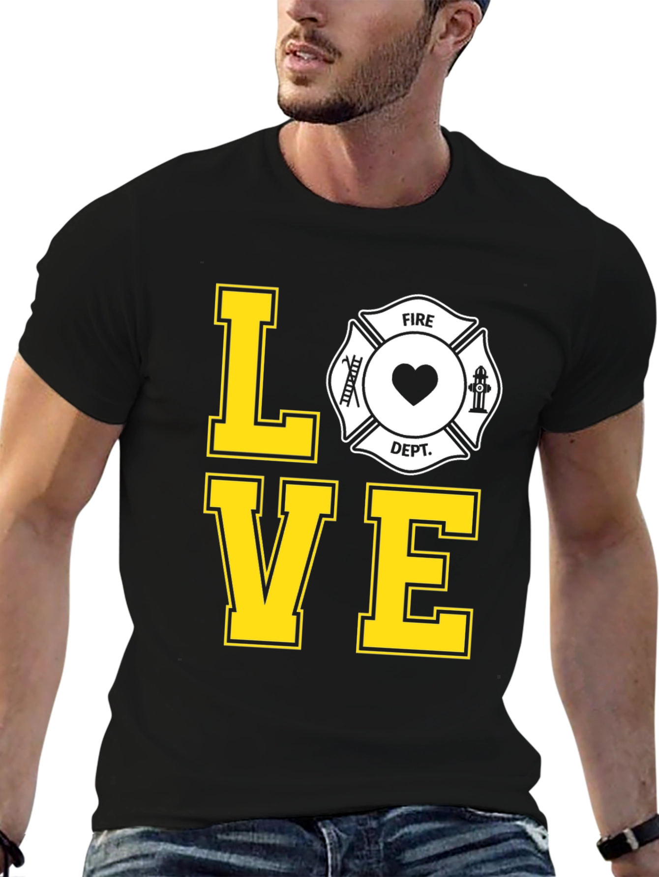 Firefighter Love Tee - Show Your Support!