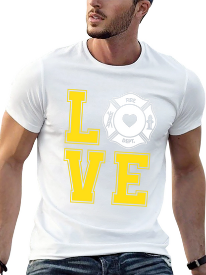 Firefighter Love Tee - Show Your Support!