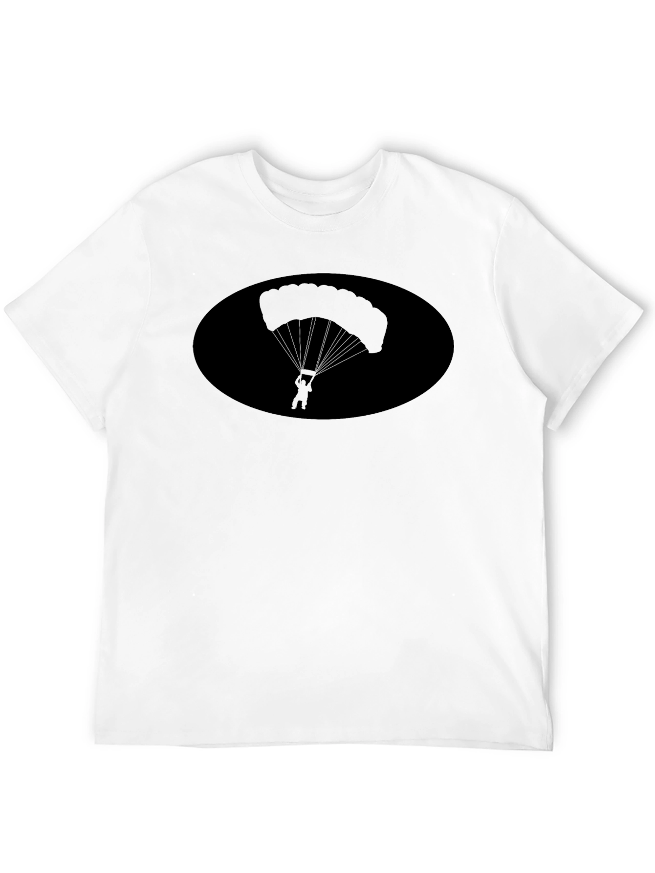 Parachute Silhouette Black T-Shirt