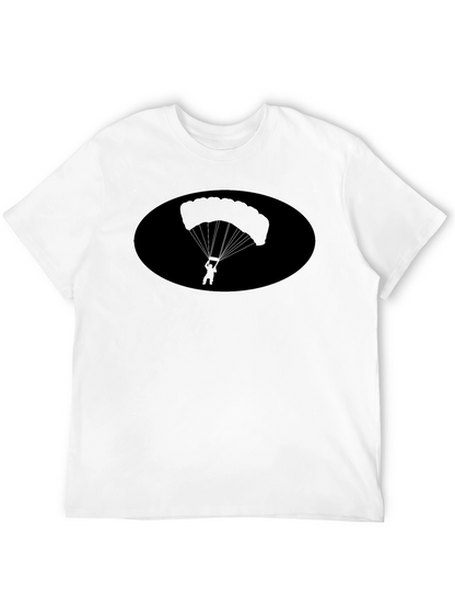 Parachute Silhouette Black T-Shirt