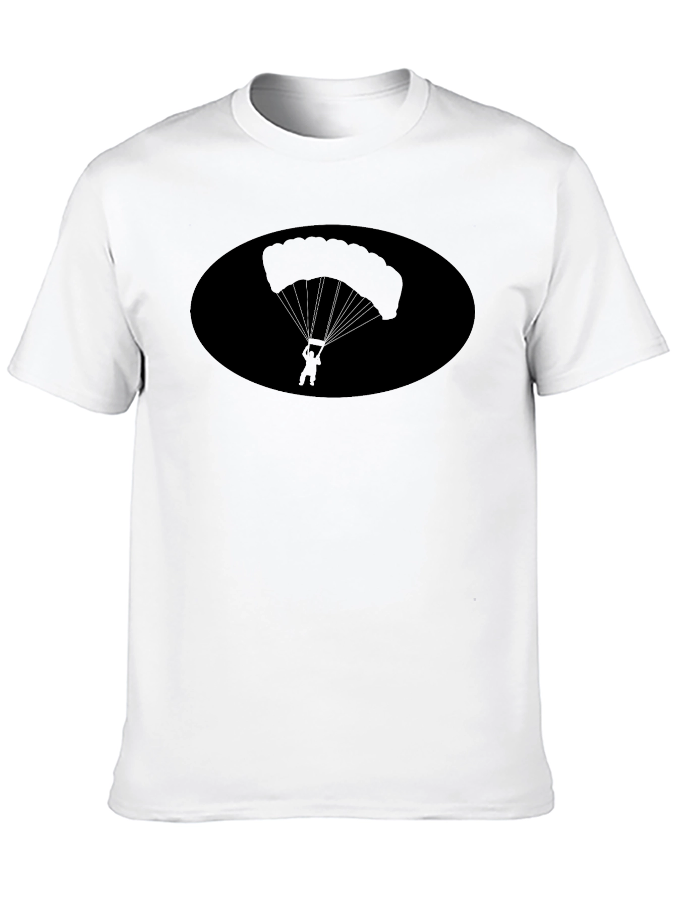 Parachute Silhouette Black T-Shirt
