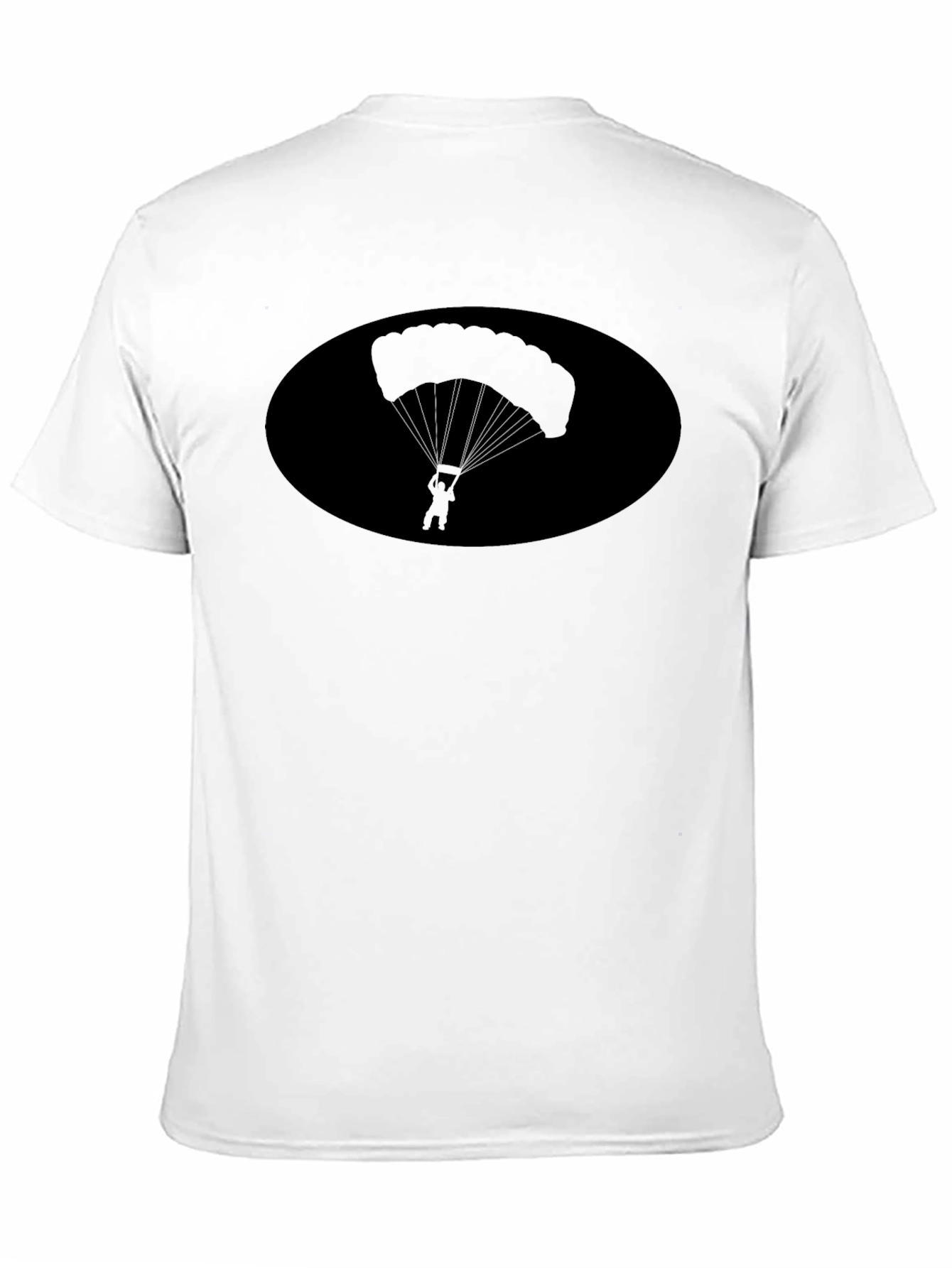 Parachute Silhouette Black T-Shirt