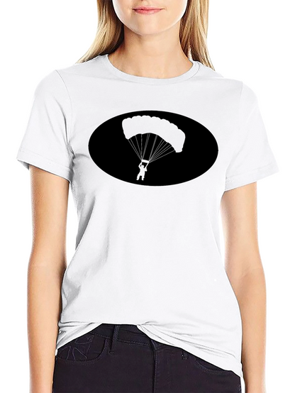 Parachute Silhouette Black T-Shirt