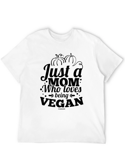Vegan Mom Graphic Tee - Black T-Shirt