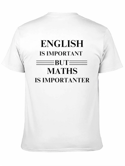 English vs. Maths T-Shirt - Importanter
