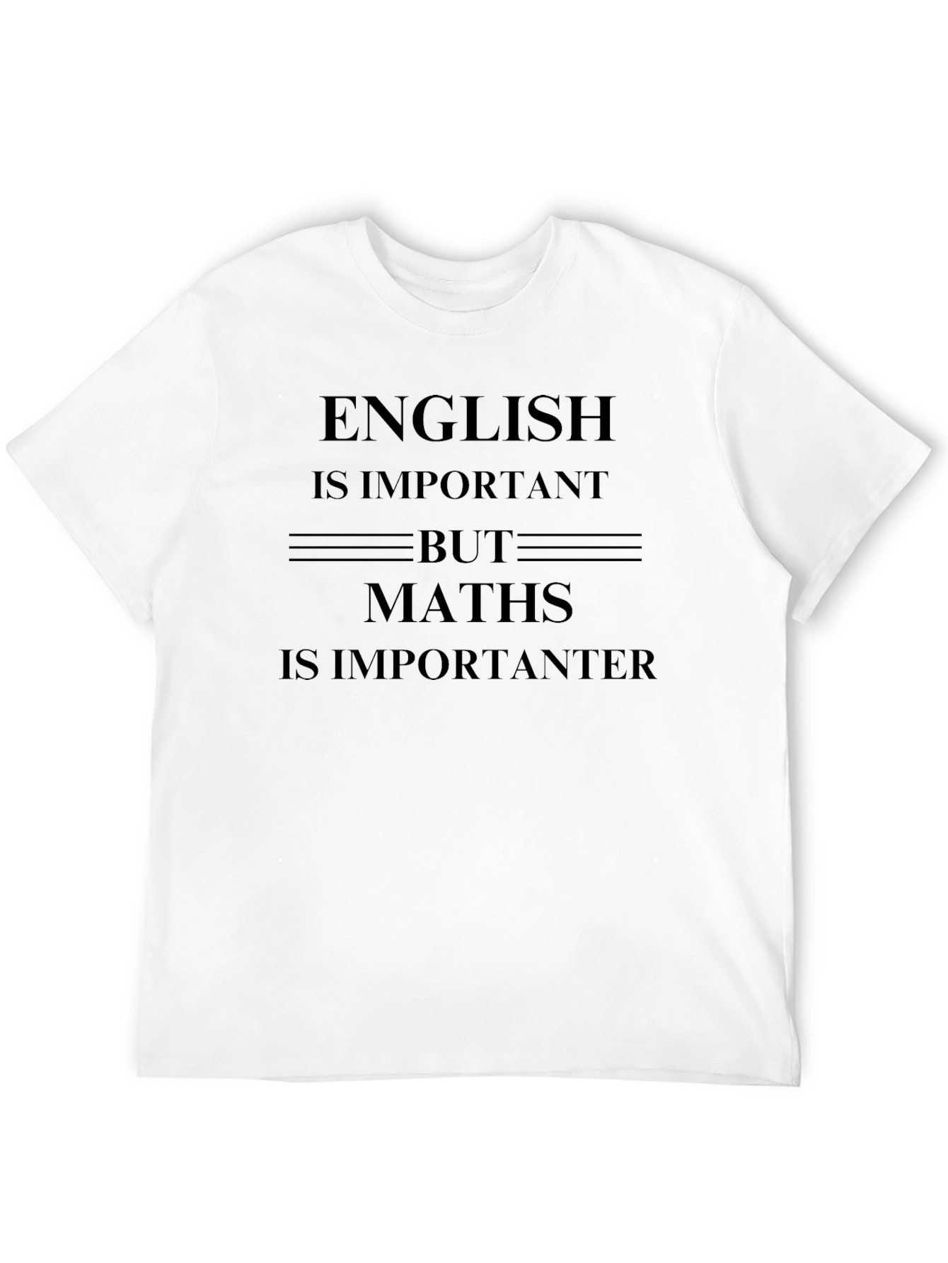 English vs. Maths T-Shirt - Importanter