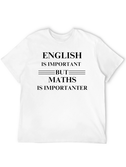 English vs. Maths T-Shirt - Importanter