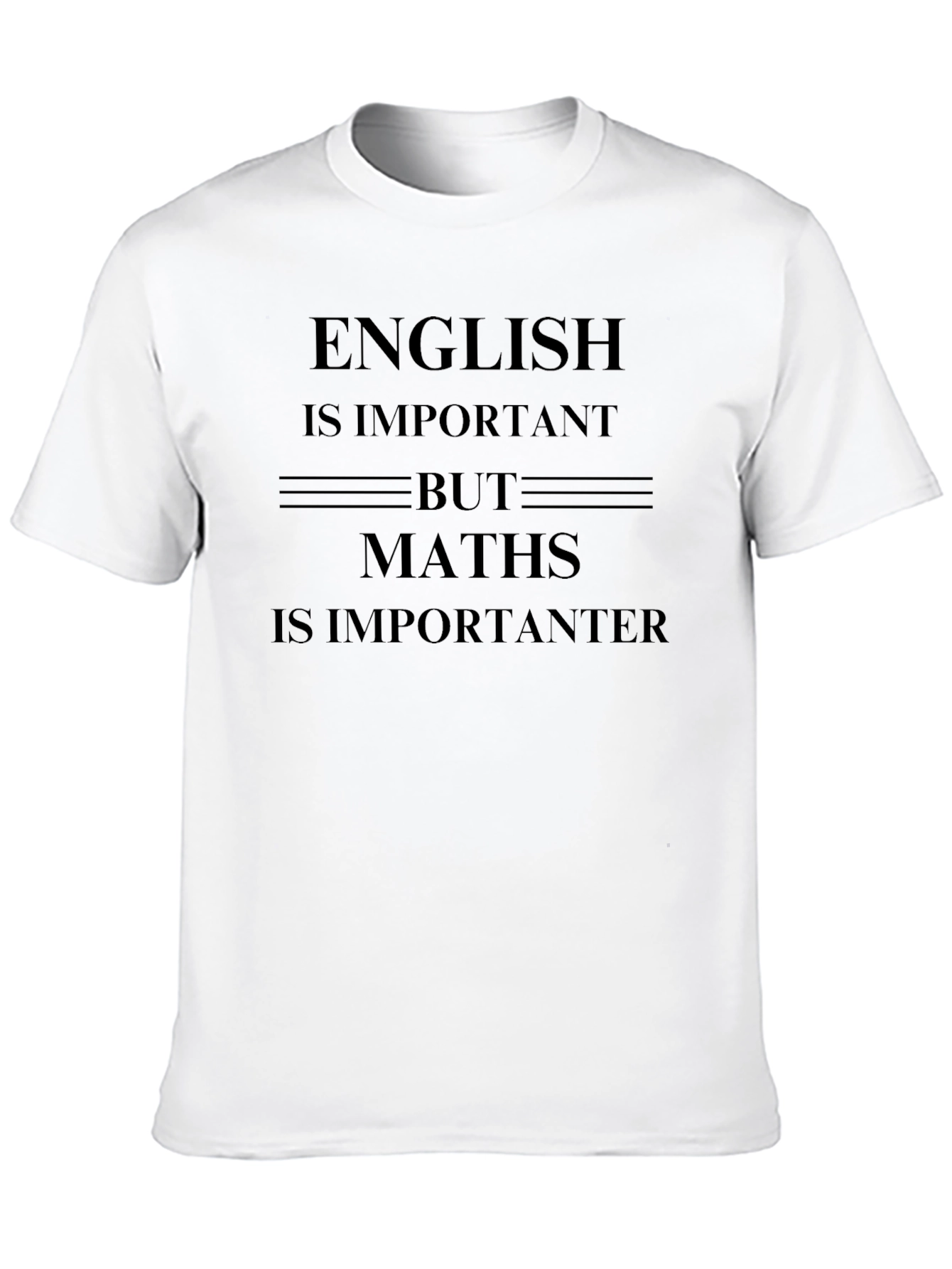 English vs. Maths T-Shirt - Importanter