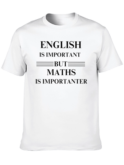 English vs. Maths T-Shirt - Importanter