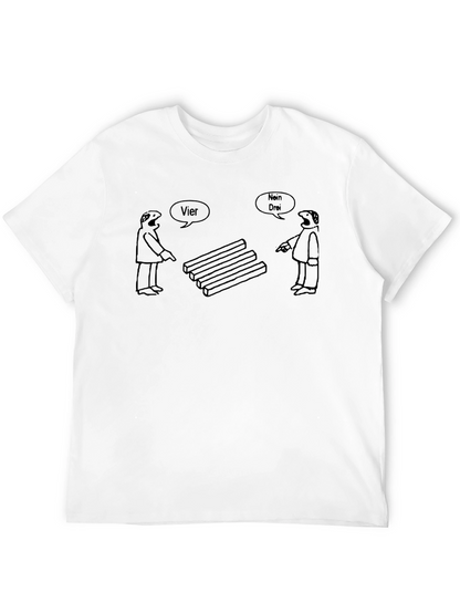 Optical Illusion T-Shirt: Four or Three?