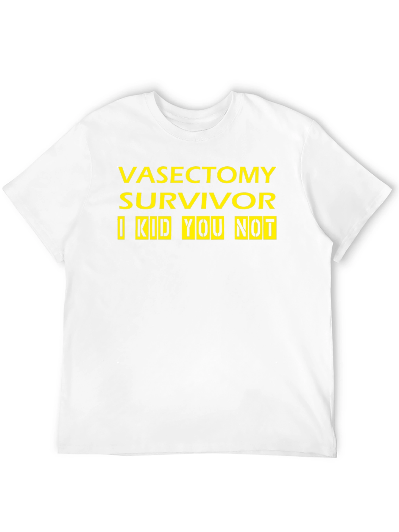 Vasectomy Survivor T-Shirt - Funny Novelty Tee
