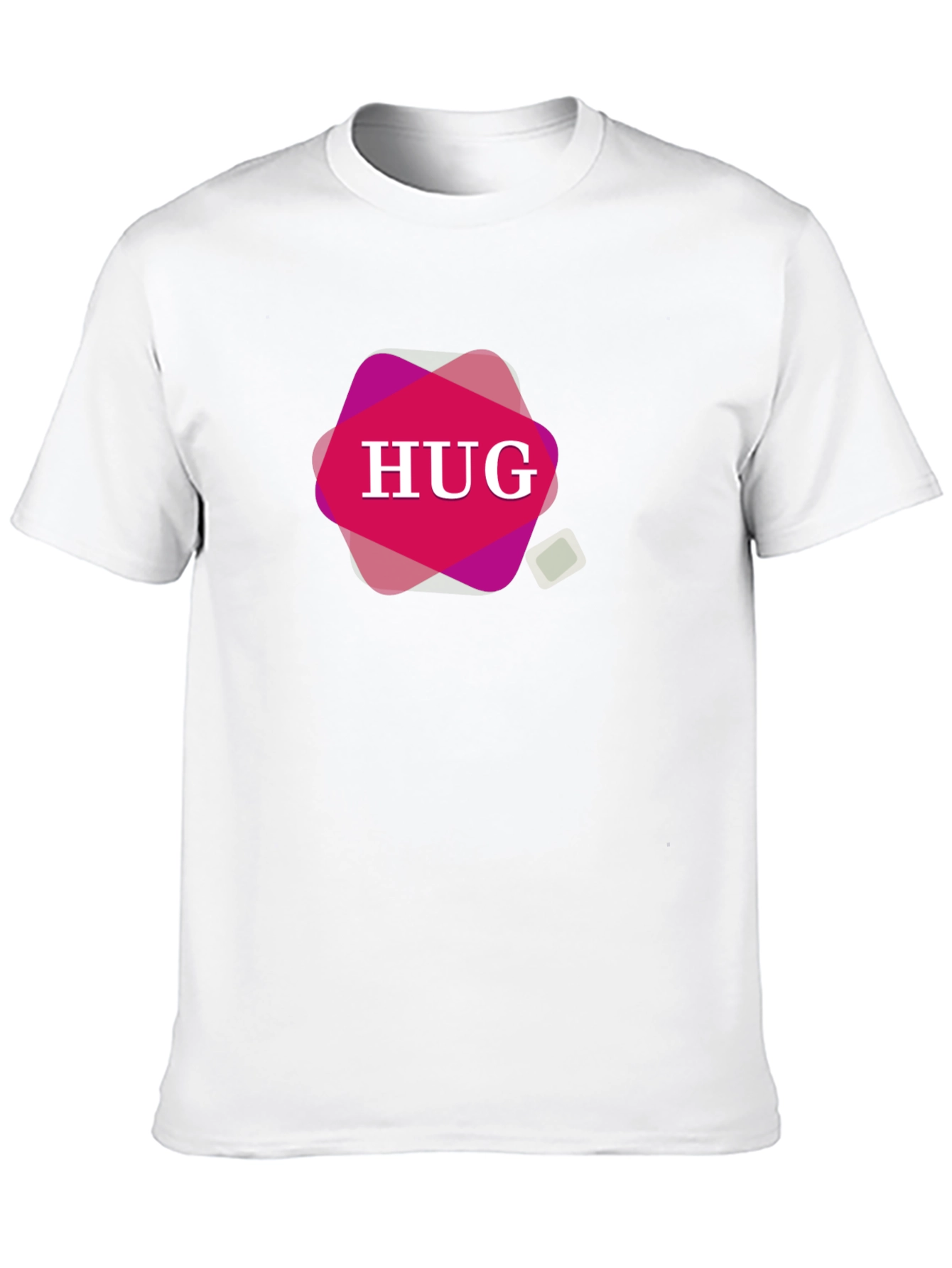 HUG Graphic Black T-Shirt - Stylish Mens Tee