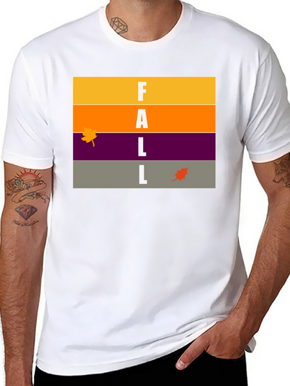 Stylish Fall T-Shirt - Seasonal Graphic Tee