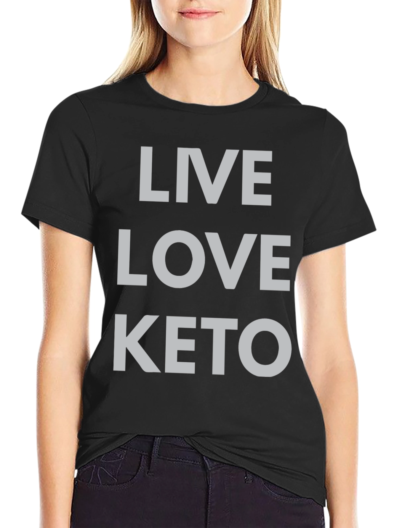 Live Love Keto T-Shirt - Black