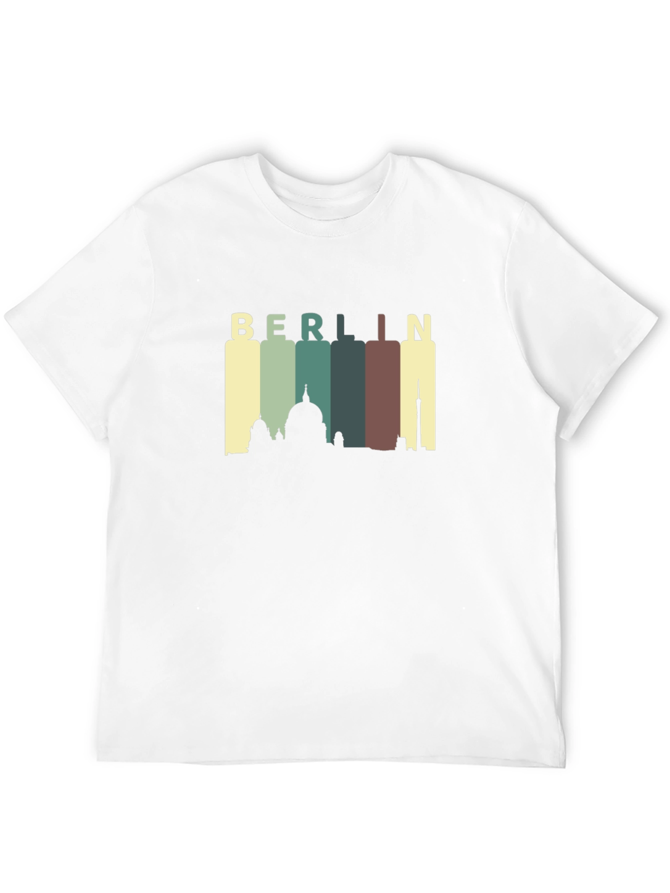 Berlin Skyline Graphic Tee - Retro Cityscape T-Shirt