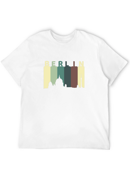 Berlin Skyline Graphic Tee - Retro Cityscape T-Shirt