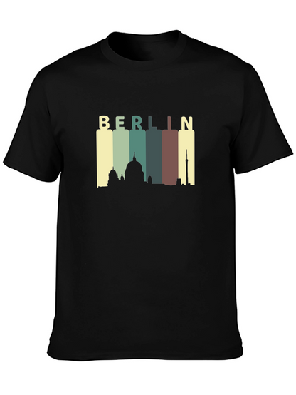 Berlin Skyline Graphic Tee - Retro Cityscape T-Shirt