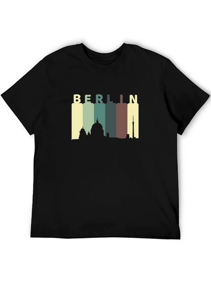Berlin Skyline Graphic Tee - Retro Cityscape T-Shirt