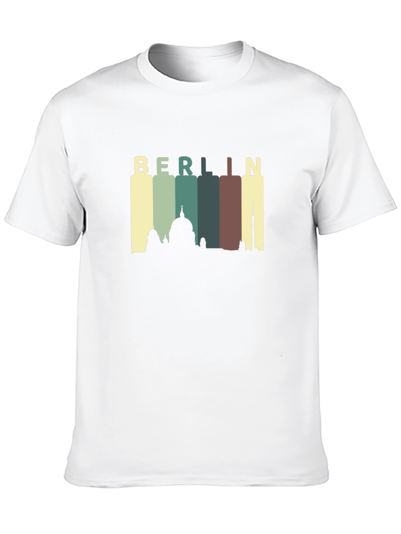 Berlin Skyline Graphic Tee - Retro Cityscape T-Shirt