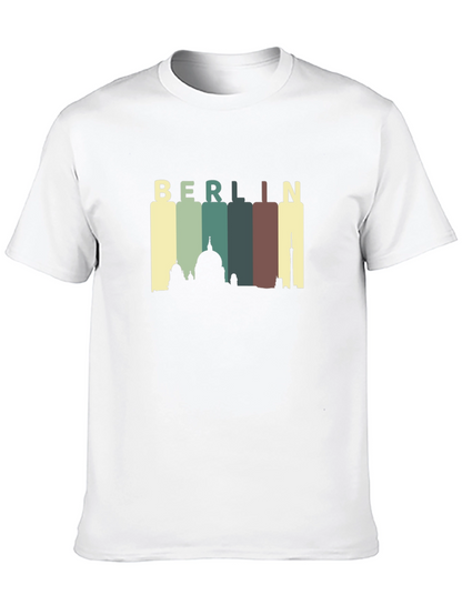 Berlin Skyline Graphic Tee - Retro Cityscape T-Shirt