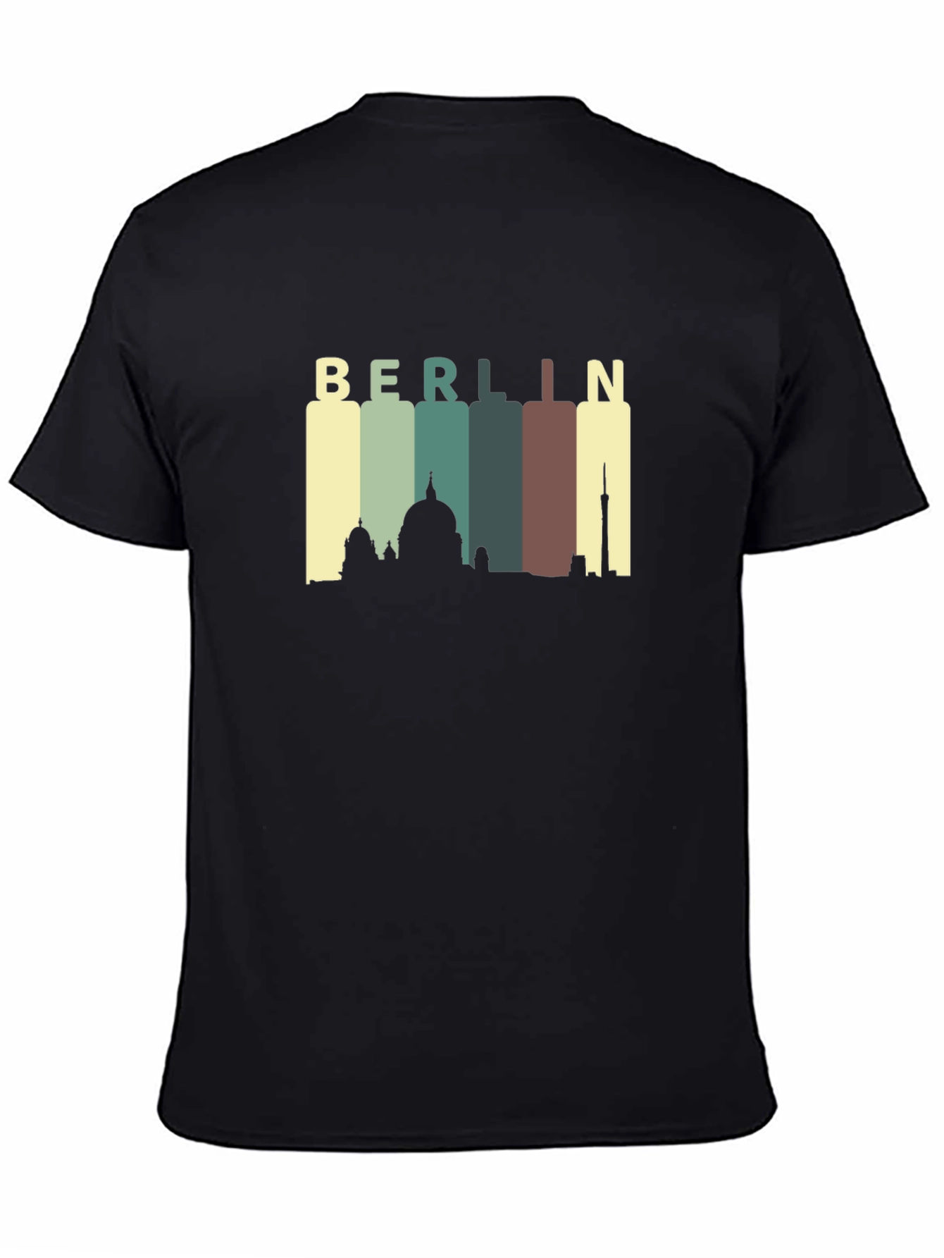 Berlin Skyline Graphic Tee - Retro Cityscape T-Shirt