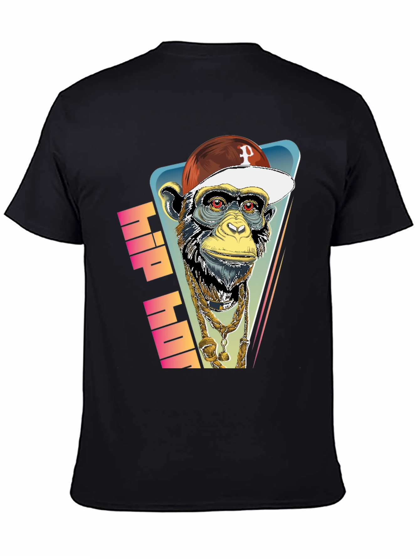 Hip Hop Monkey Graphic Tee - Urban Style