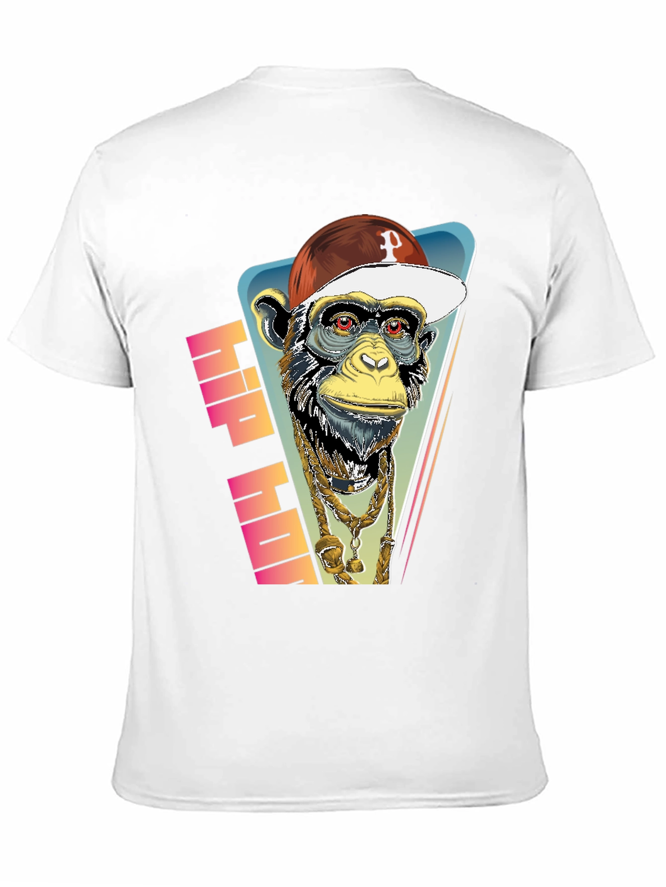Hip Hop Monkey Graphic Tee - Urban Style