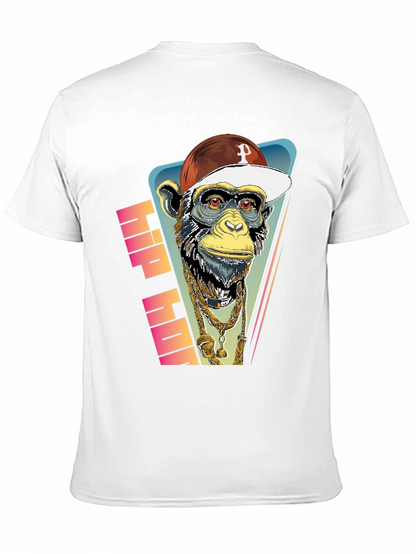 Hip Hop Monkey Graphic Tee - Urban Style