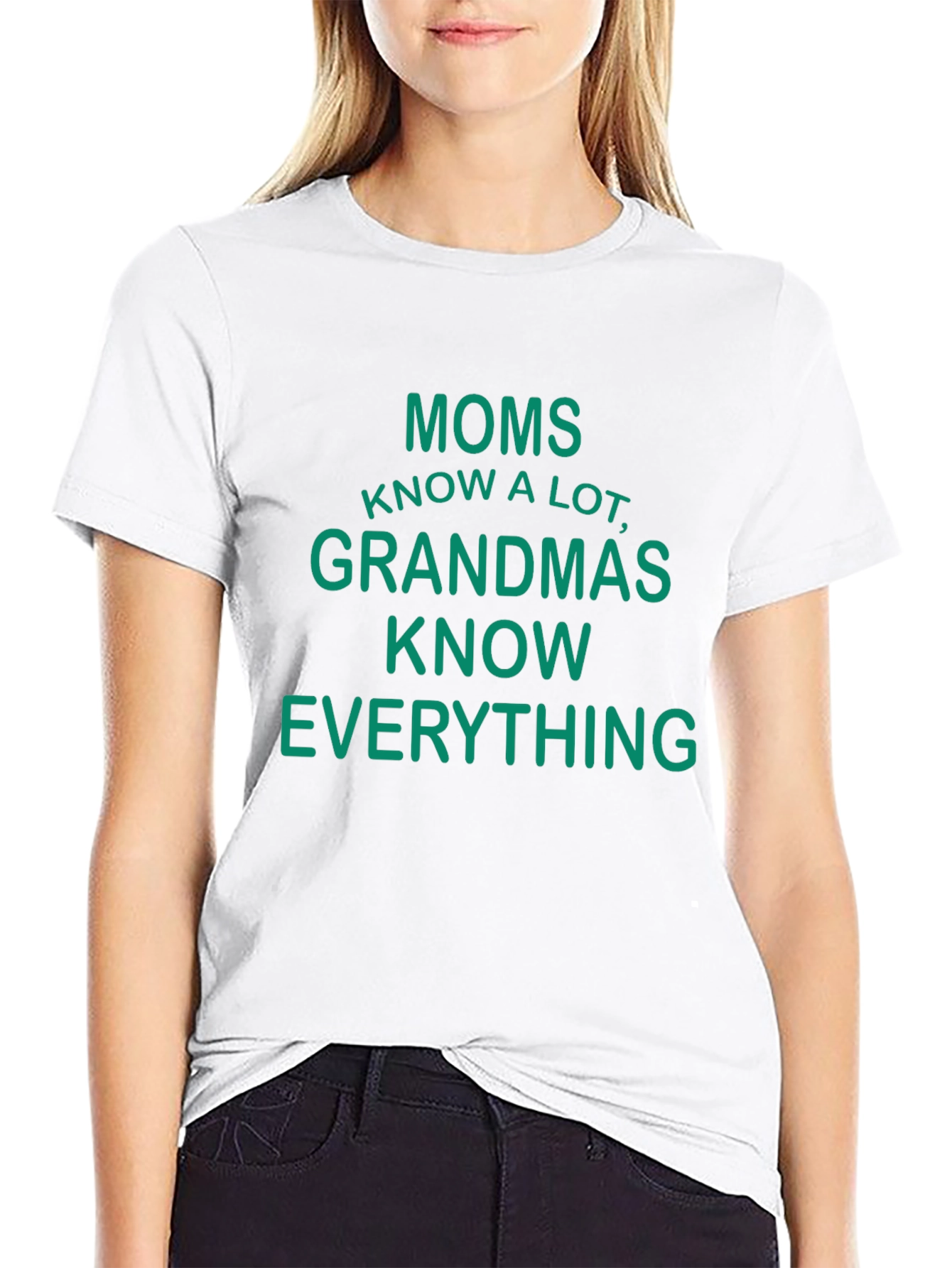 Moms Know A Lot Funny Graphic T-Shirt