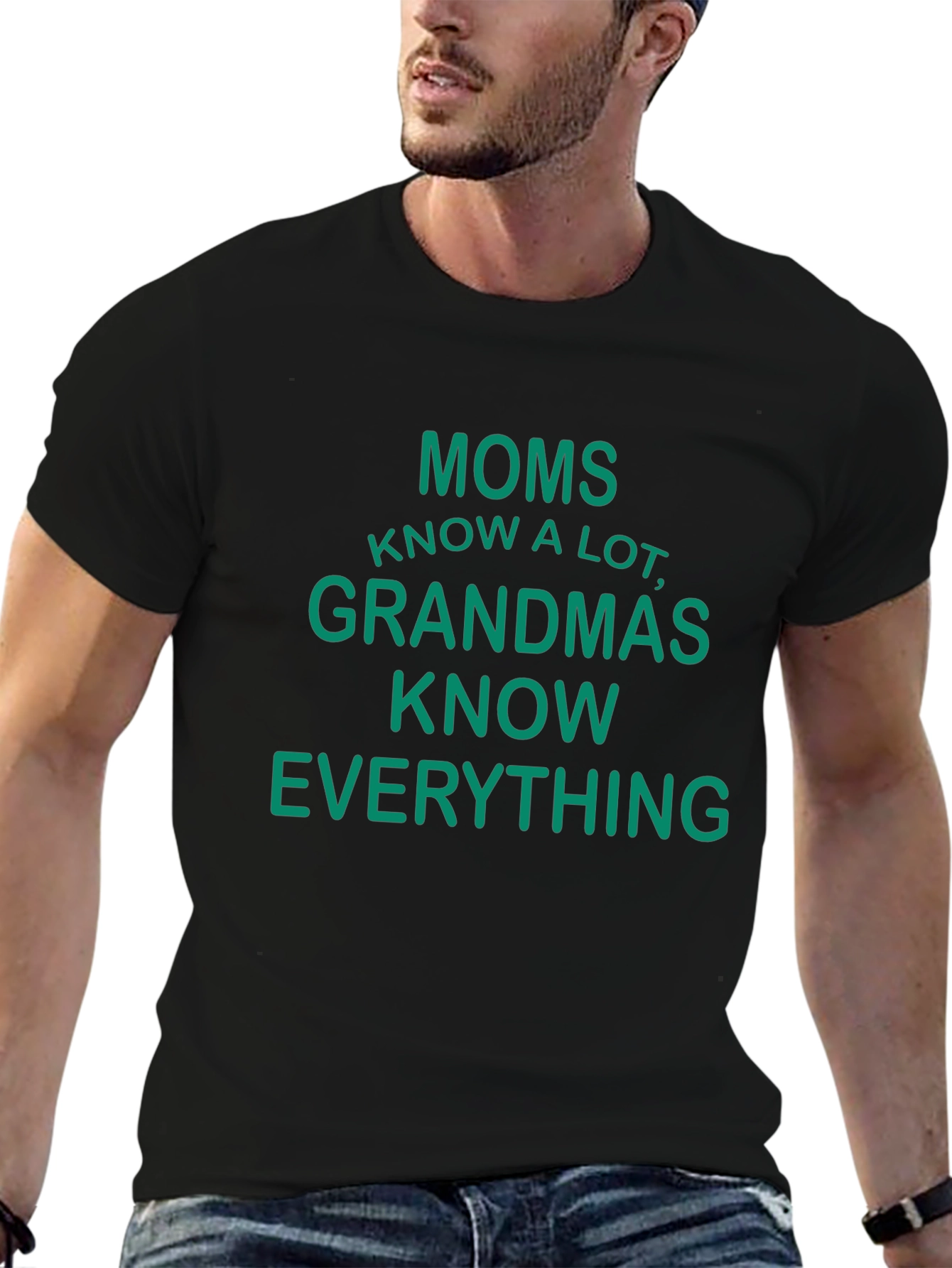 Moms Know A Lot Funny Graphic T-Shirt