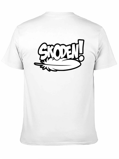 Skoden! Feather Graphic Black T-Shirt