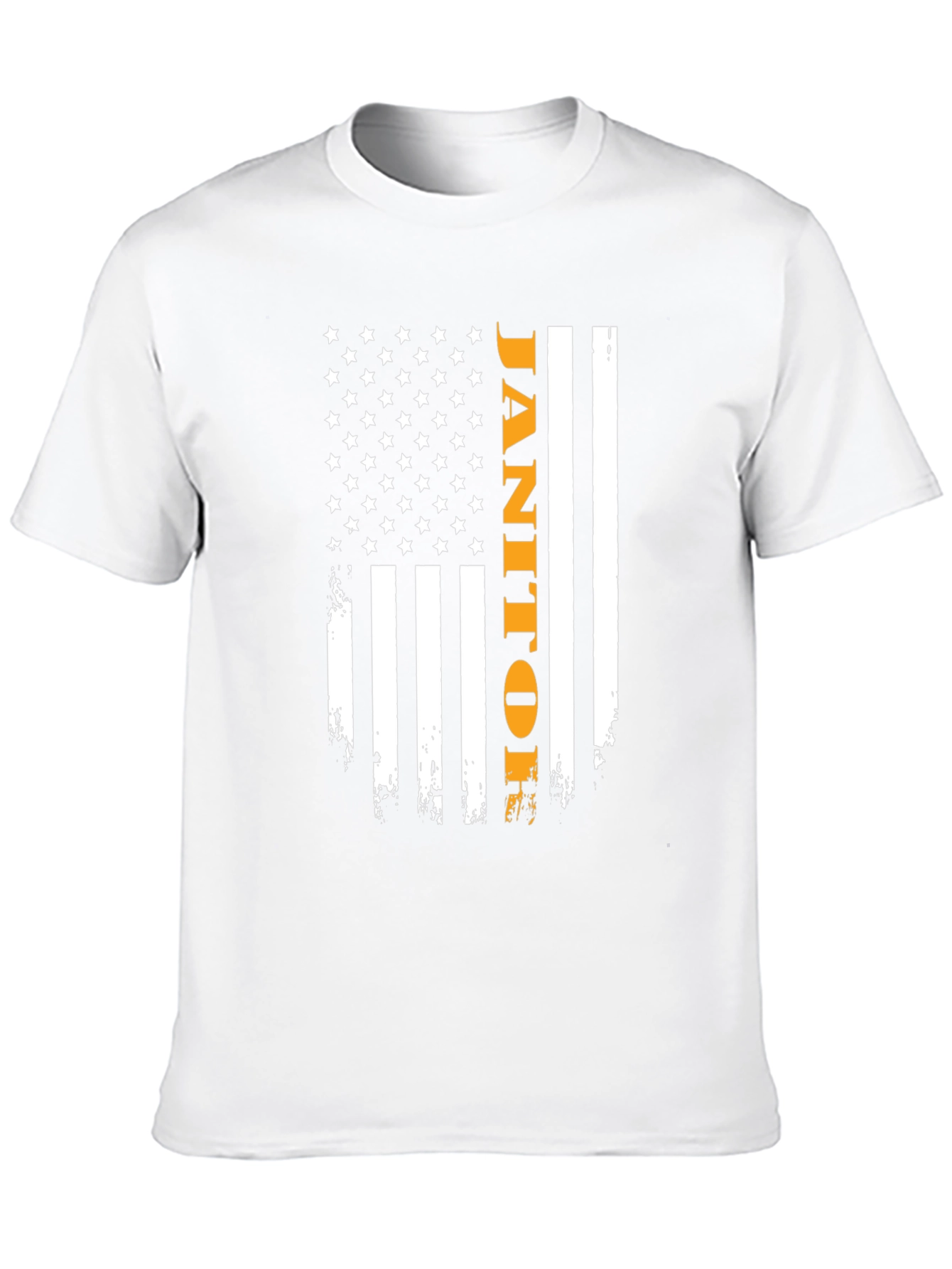 Janitor American Flag Graphic Tee