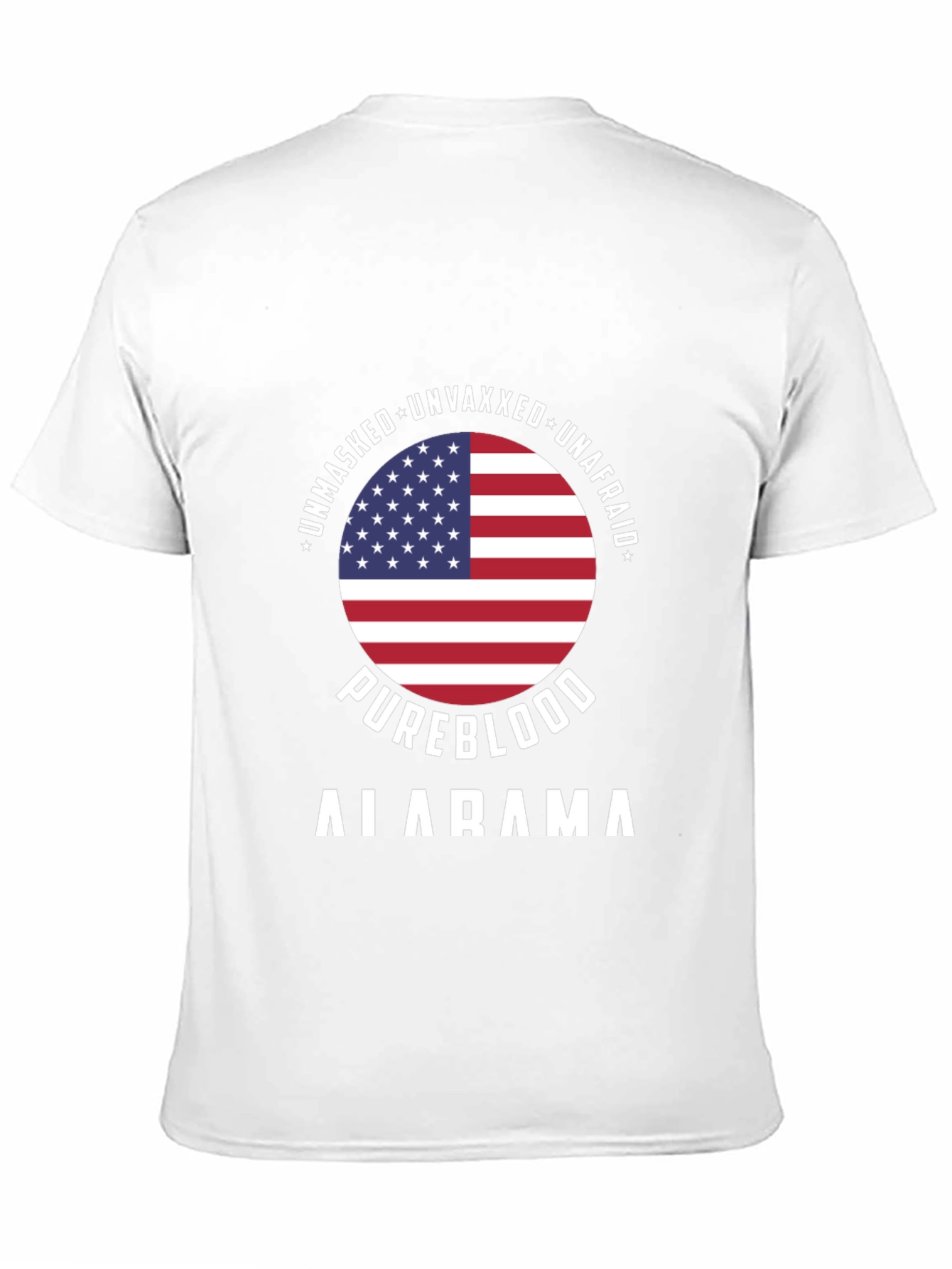 Unmasked Unvaxxed Unafraid Pureblood Alabama T-Shirt