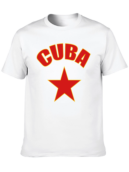 Cuba Star Graphic Tee - Black