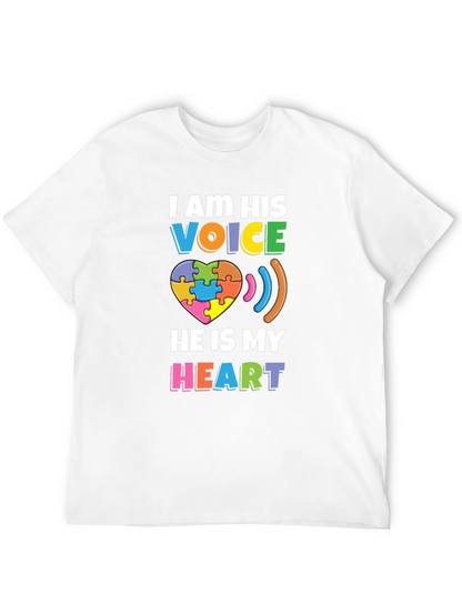 Autism Awareness T-Shirt - I am His Voice