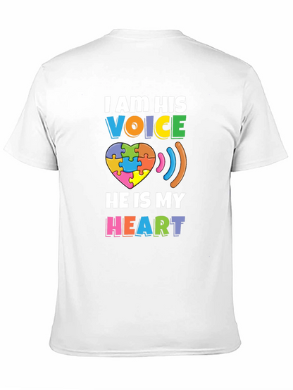 Autism Awareness T-Shirt - I am His Voice