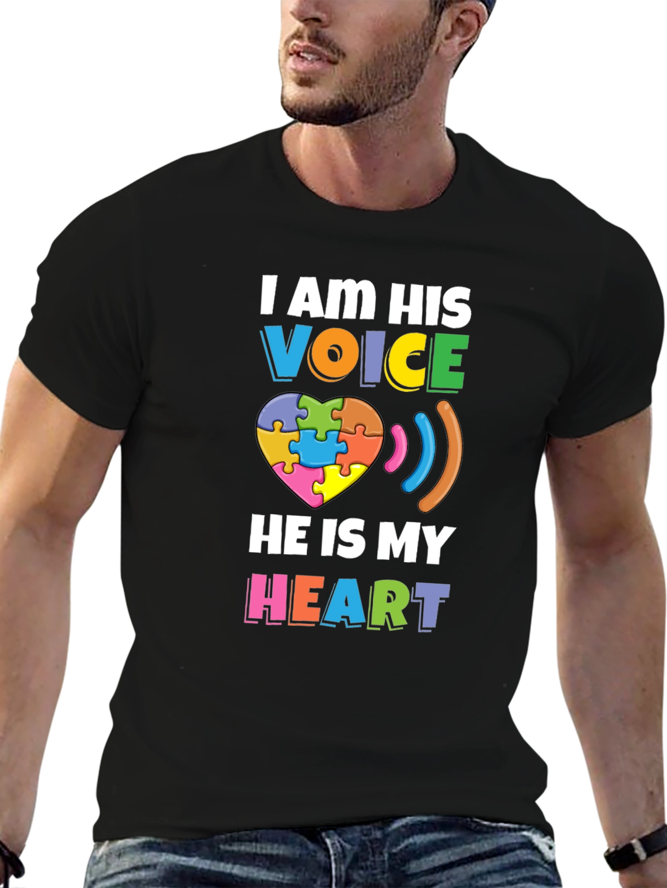 Autism Awareness T-Shirt - I am His Voice
