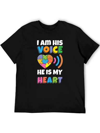 Autism Awareness T-Shirt - I am His Voice