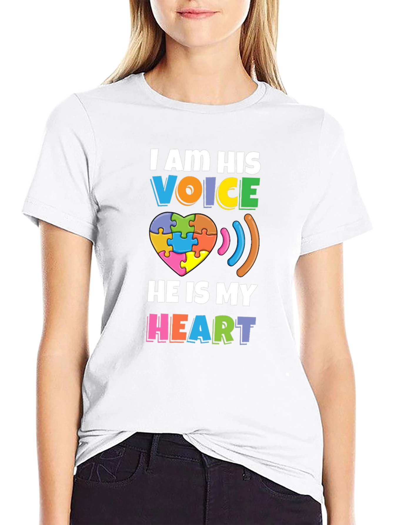 Autism Awareness T-Shirt - I am His Voice