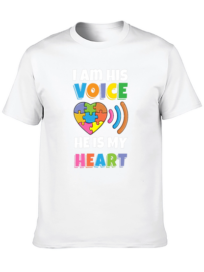 Autism Awareness T-Shirt - I am His Voice