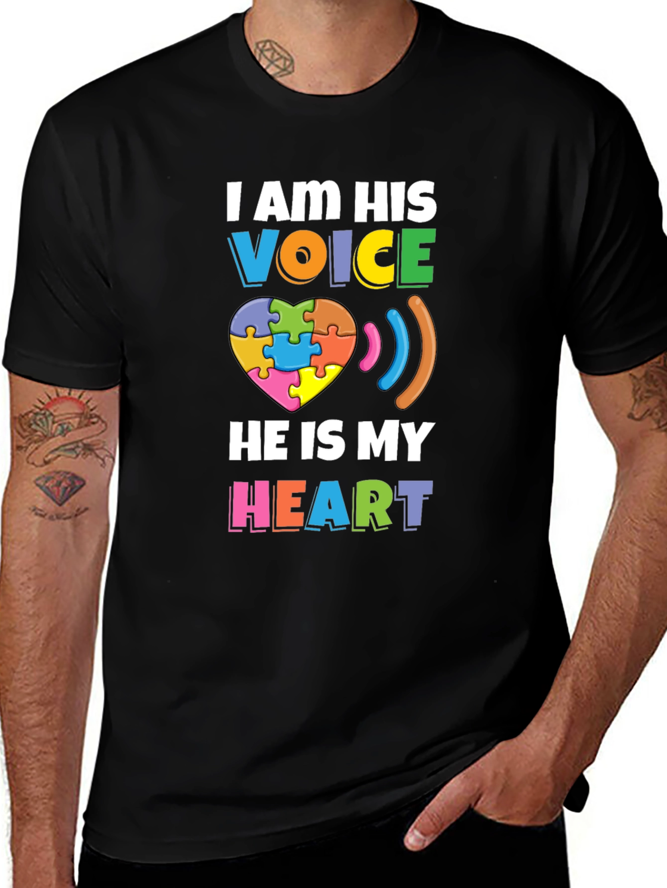 Autism Awareness T-Shirt - I am His Voice